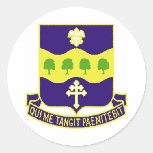 1/315e INFANTERIEREGIMENT Ronde Sticker (Voorkant)