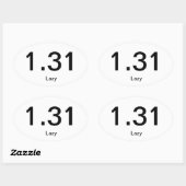 1.31 Luie Ovale Sticker (Vel)