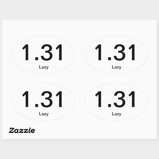 1.31 Luie Ovale Sticker (Vel)