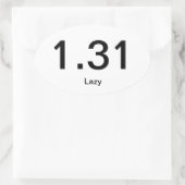 1.31 Luie Ovale Sticker (Tas)