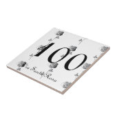 1-3 cijfers Nummer 3D Rozen House Number en Street Tegeltje (Zijkant)