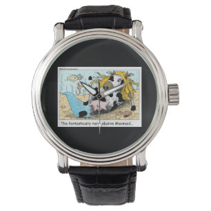 1/3 Zeemeermin 1/2 Koe Moomaid Grappige Uniseks Ho Horloge
