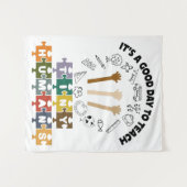 1/4, het is een goede dag om kleine mensen te lere wandkleed (Voorkant (horizontaal))