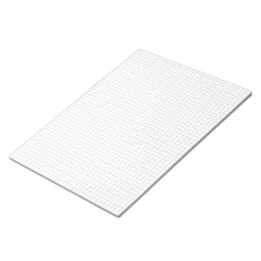 1/4 in Large Graph Paper Note Pad (Grid / Squares) Notitieblok (Schuin)