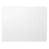 1/4 in Large Graph Paper Note Pad (Grid / Squares) Notitieblok (Voorkant)