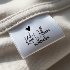 1,5" aangepast kledinglabel voor handgemaakt item grosgrain lint