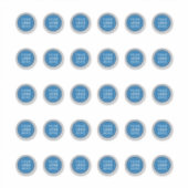 1,5" Bedrijfslogo Vinyl Sticker Sjabloon, 30 stuks (Voorkant)