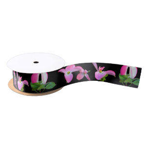 1.5" Brede Roze Dogwood Bloemen Lint 2 Yards