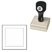 1.5"gebeëindigde grootte Quilt Vierkant met 1/4"Na Rubberstempel (Gestempeld)