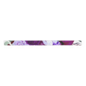 1,5" Grosgrain Lint Lavendel Hibiscus op Wit (Voorkant)