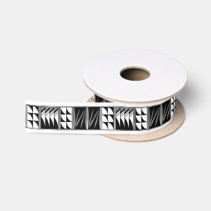 1,5 inch gezegende veren in grijs satijnen lint