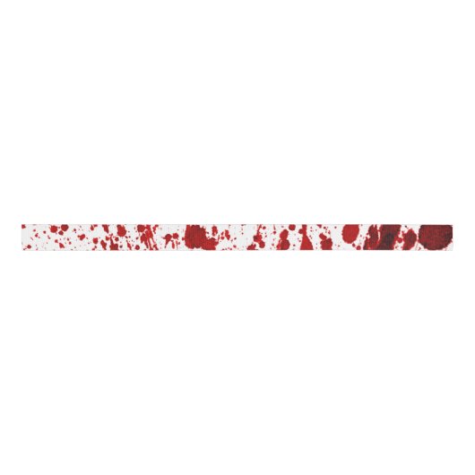 1,5-inch Grosgrain Ribbon Blood Splatter Vampire G Grosgrain Lint (Voorkant)