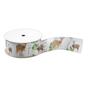 1,5-inch Grosgrain Ribbon Deer Doe Buck Woodland H Grosgrain Lint (Spoel)