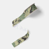 1,5-inch Grosgrain Ribbon Navy Type III Digital Lint (Achterkant)
