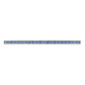 1,5 inch heilige bergen in blauw satijnen lint (Voorkant)