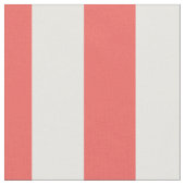 1,5-inch striptiepatroon voor koraal en wit stof (Close Up)