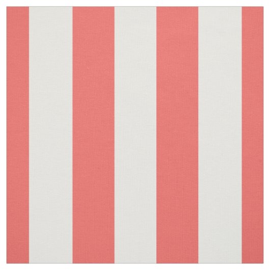 1,5-inch striptiepatroon voor koraal en wit stof (Swatch)