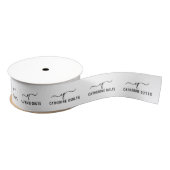 1,5" Naam initiaal Maatwerk kledinglabel Grosgrain Lint (Spoel)