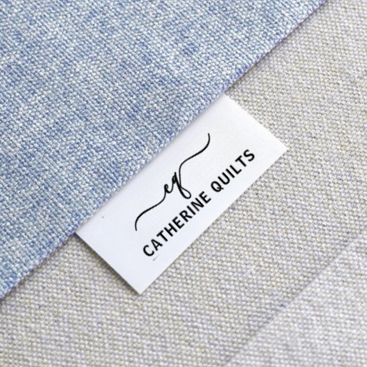 1,5" Naam initiaal Maatwerk kledinglabel Grosgrain Lint