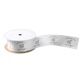 1,5" op maat gemaakt script label met eigen logo satijnen lint (Spoel)