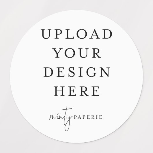 1,5" ronde waterdichte vinyl Sticker (Design 1)