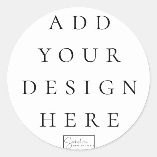 1,5 "x1,5" kleine ronde label Stickers (Voorkant)