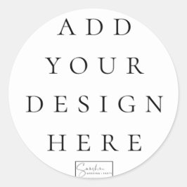 1,5 "x1,5" kleine ronde label Stickers