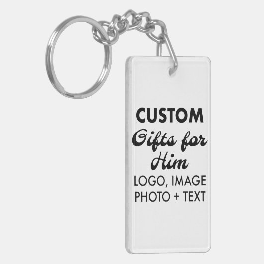 1.5 "x 2.75" Acryl Sleutelhanger Custom Gifts voor (Voorkant Links)