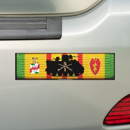 1/5e Inf Track & Insignia VSM Bumpersticker (Op auto)