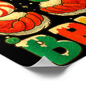 1 67 Bruh Funny Christmas Number Holiday Humor Quo Poster (Hoek)