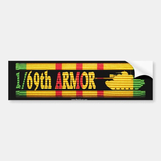 1/69e Armor M48A3 VSR Bumpersticker (Voorkant)