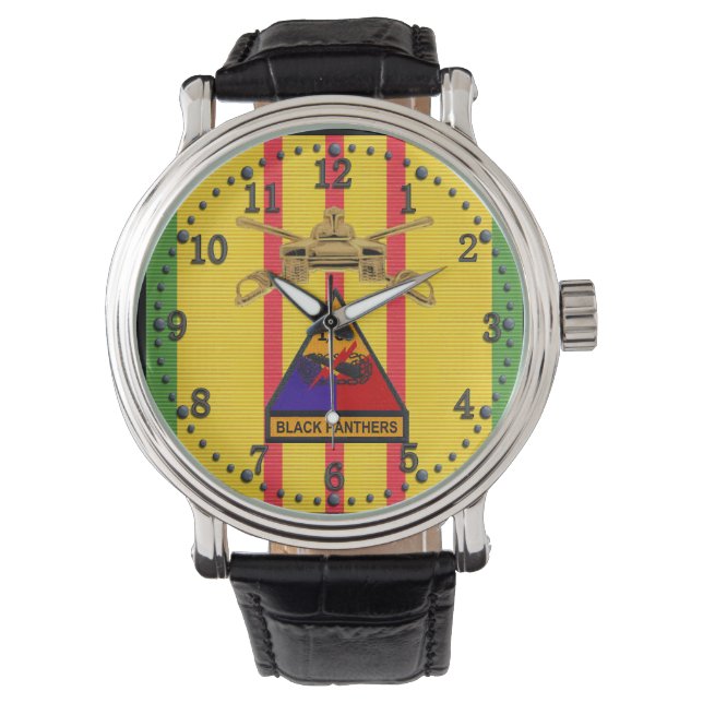 1/69th Armor Insignia en Patch VSM Horloge (Voorkant)