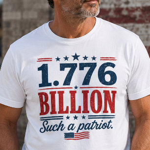 1,776 miljard patriot protest T-shirt