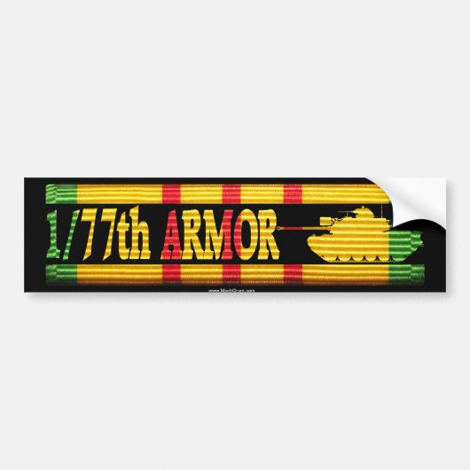 1/77e Armor M48A3 VSR Bumpersticker (Voorkant)