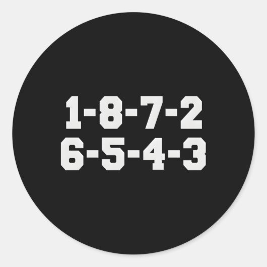 1-8-7-2-6-5-4-3 RONDE STICKER (Voorkant)