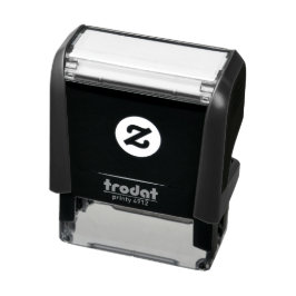 1.8"x 0.65"Zelfinkt Stempel