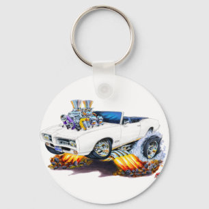 1.969 GTO White Convertible Sleutelhanger