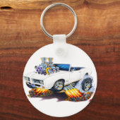 1.969 GTO White Convertible Sleutelhanger (Voorkant)