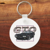 1.970 GTO zwart Sleutelhanger (Voorkant)