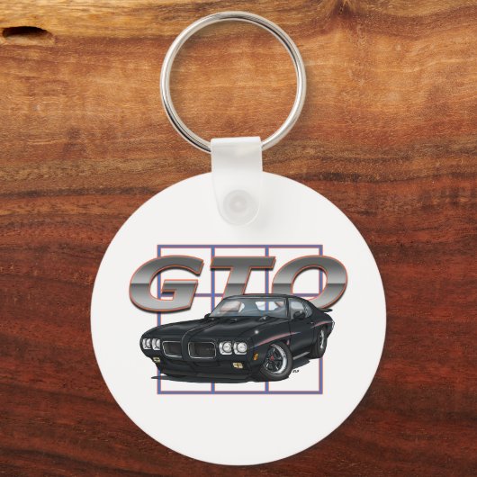 1.970 GTO zwart Sleutelhanger (Voorkant)