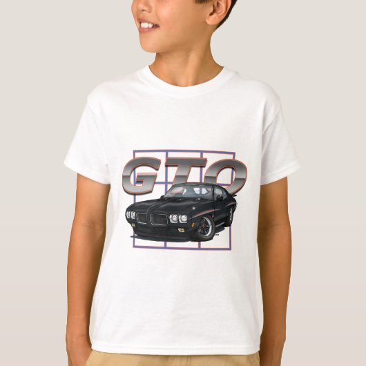 1.970 GTO zwart T-shirt (Voorkant)
