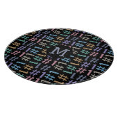 "# 1" Aangepast monogram patroonmonogram snijbord Snijplank (Hoek)