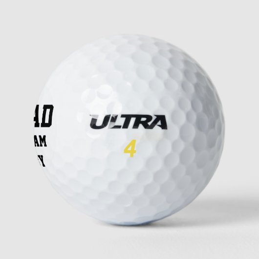 #1 Aangepast Wilson Ultra 500 Afstand Golfbal Golfballen (Logo)