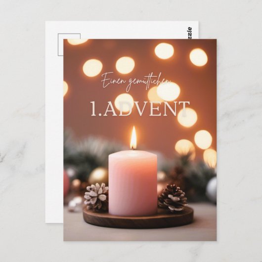 1. Advent Briefkaart (Voorkant / Achterkant)