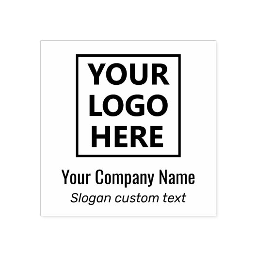 1 Afbeelding 2 Teksten Uw Logo hier Bedrijfsnaam S Rubberstempel (Afrduk)