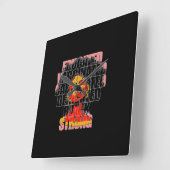 1 African American Woman Equality Black Strong Pro Vierkante Klok (Hoek)