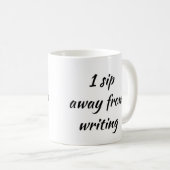 1 Afstand van schrijven Koffiemok (Voorkant rechts)