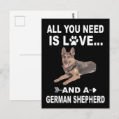 1 Alles wat je nodig hebt is liefde en een Duitse Briefkaart (Voorkant / Achterkant)