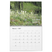 1, Alpiene Wildflower Goat Rocks, Mt Hood en M... Kalender (Feb 2027)