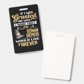 1 Als mij een wens werd gegund wenste ik dat mijn  Badge (Voor- en achterkant)